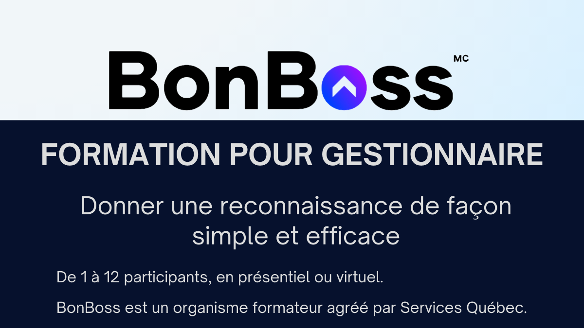 Donner une reconnaissance de façon simple et efficace